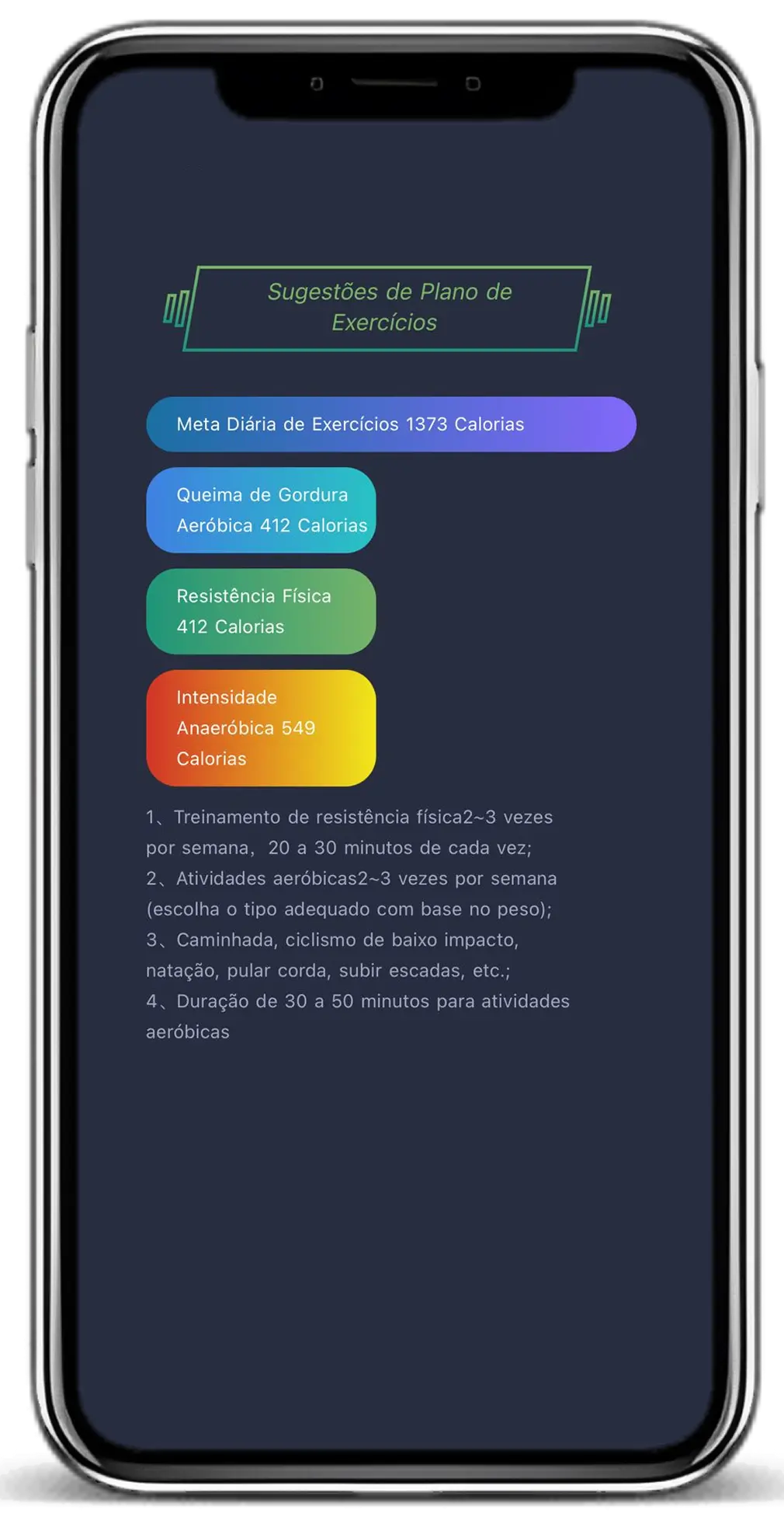 Sugestões de Plano de Exercícios